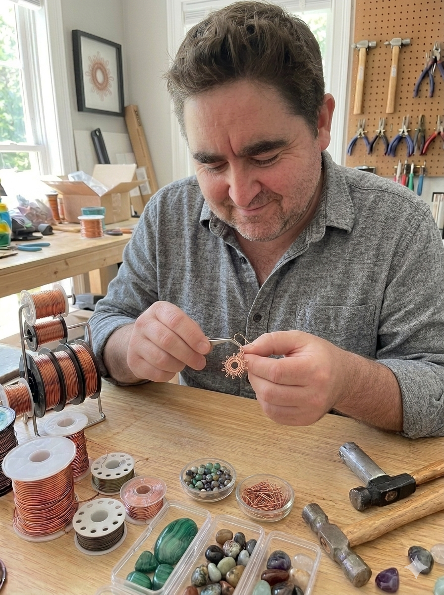 Handcrafted piece by Diehl Jewelry & Woodcraft